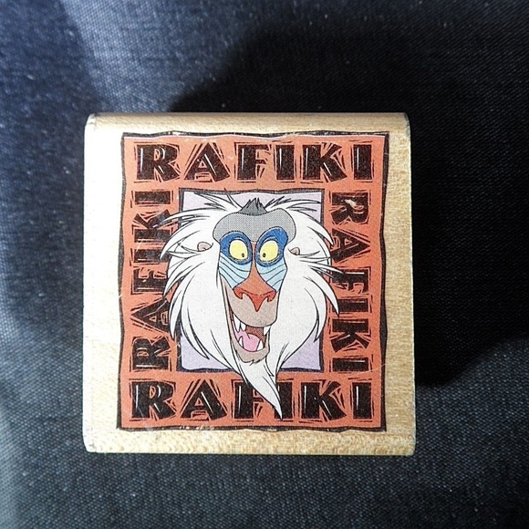 Rubber Stampede Other - Rubber Stampede Stamp Disney Rafiki Lion King